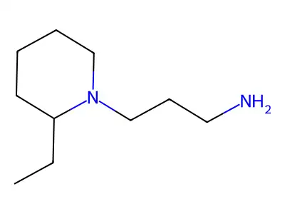 3-(2-Ethylpiperidin-1-yl)propan-1-amine structure