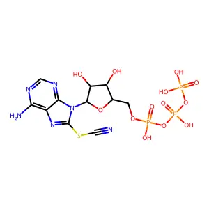 8-硫氰基腺苷三磷酸酯 structure