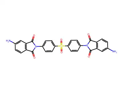 1H-Isoindole-1,3(2H)-dione, 2,2'-(sulfonyldi-4,1-phenylene)bis[5-amino- structure