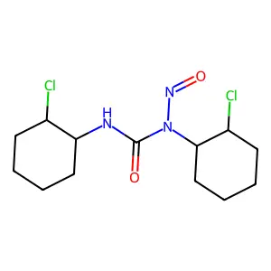 1,3-Bis(2-chlorocyclohexyl)-1-nitrosourea structure