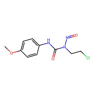 Urea, N-(2-chloroethyl)-N'-(4-methoxyphenyl)-N-nitroso- structure