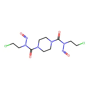 1,4-Piperazinedicarboxamide, n,n'-bis-(2-chloroethyl)-n,n'-dinitroso- structure