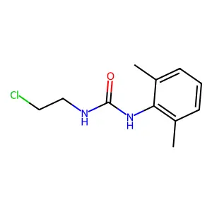 Urea, 1-(2-chloroethyl)-3-(2,6-xylyl)- structure