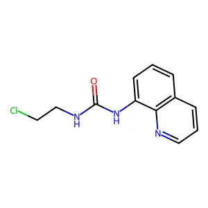 N-(2-Chloroethyl)-N'-8-quinolinylurea structure