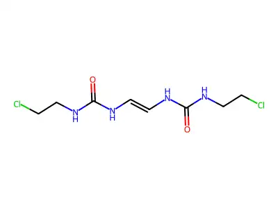 Urea, 1,1'-vinylenebis(3-(2-chloroethyl)-, (E) structure