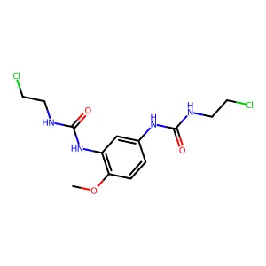 1-(2-Chloroethyl)-3-(2,4-dioxo-1,2,3,4-tetrahydropyrimidin-5-yl)-1-nitrosourea structure