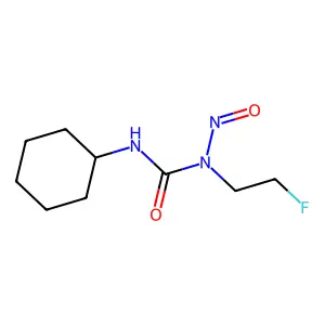 N'-Cyclohexyl-N-(2-fluoroethyl)-N-nitrosourea structure