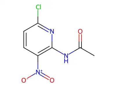 N-(6-chloro-3-nitropyridin-2-yl)acetamide structure