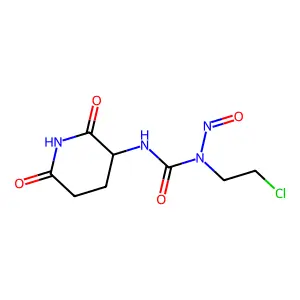 1-(2-Chloroethyl)-3-(2,6-dioxo-3-piperidinyl)-1-nitrosourea structure