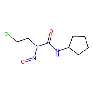 Urea, N-(2-chloroethyl)-N'-cyclopentyl-N-nitroso- structure