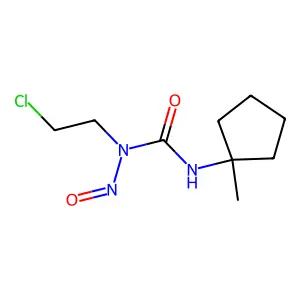 Urea, 1-(2-chloroethyl)-3-(1-methylcyclopentyl)-1-nitroso- structure
