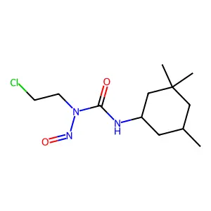 N-(2-Chloroethyl)-N-nitroso-N'-(3,3,5-trimethylcyclohexyl)urea structure