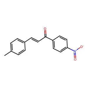 2-Propen-1-one, 3-(4-methylphenyl)-1-(4-nitrophenyl)- structure