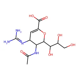 扎那米韋 structure