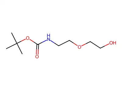 2-(2-Boc-aminoethoxy)ethanol structure