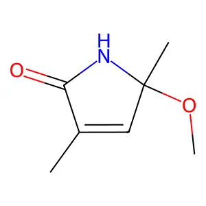 5-methoxy-3,5-dimethyl-1H-pyrrol-2-one structure