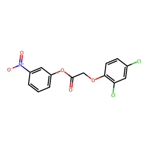 3-Nitrophenyl (2,4-dichlorophenoxy)acetate structure