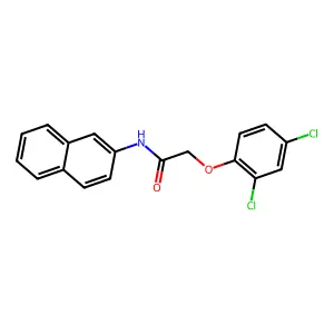 2-(2,4-dichlorophenoxy)-N-(naphthalen-2-yl)acetamide structure
