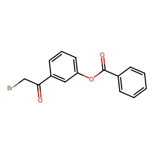3'-Benzoyloxy-2-bromoacetophenone structure