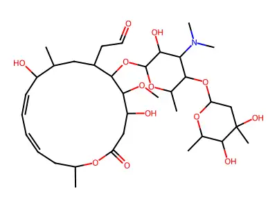 吉他霉素 structure