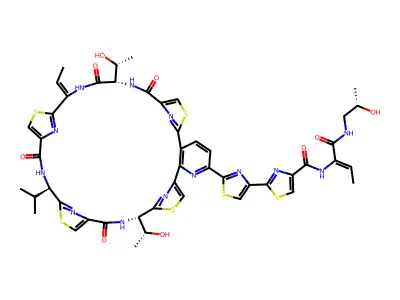 微球菌素 structure