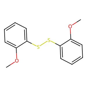 双(2-甲氧基苯基)二硫 structure
