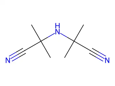 2-[(1-Cyano-isopropyl)amino]-2-methylpropanenitrile structure