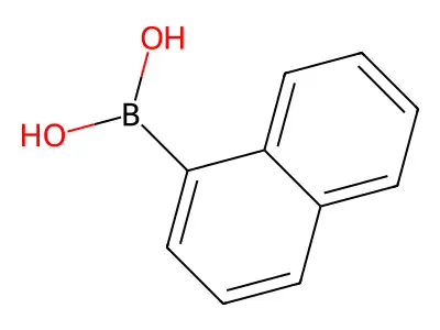 Naphthalene-1-boronic acid structure