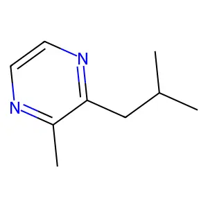 2-Isobutyl-3-methyl pyrazine structure
