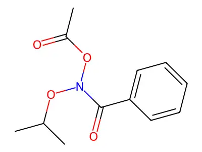 N-(Acetoxy)-N-(1-methylethoxy)benzamide structure