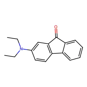 2-Diethylamino-9-fluorenone structure