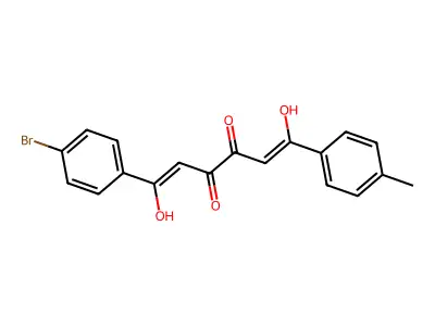 1-(4-Bromophenyl)-1,6-dihydroxy-6-(4-methylphenyl)hexa-1,5-diene-3,4-dione structure