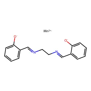 Manganese N,N'-ethylene(salicylideneiminate) structure