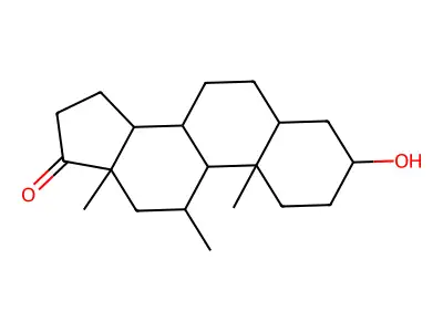 3-Hydroxy-10,11,13-trimethyl-hexadecahydro-cyclopenta(A)phenanthren-17-one structure