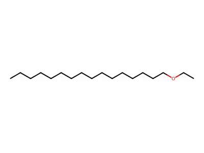 Ethyl hexadecyl ether structure