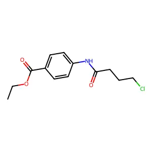 Ethyl 4-[(4-chlorobutanoyl)amino]benzoate structure