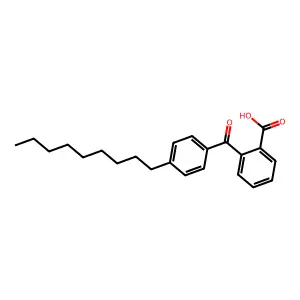 2-(4-壬基苯甲酰基)苯甲酸 structure
