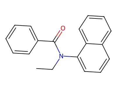 N-Ethyl-N-(1-naphthyl)benzamide structure