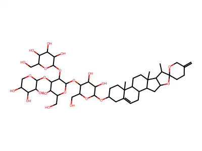 sceptrumgenin 3-O-lycotetraoside structure