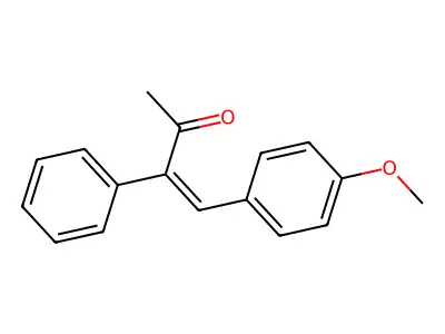 4-(4-Methoxyphenyl)-3-phenylbut-3-en-2-one structure