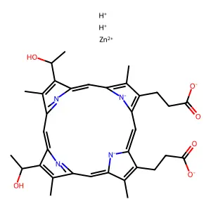 Zinc porphyrin structure