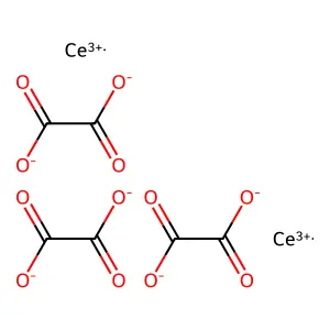 草酸铈 structure