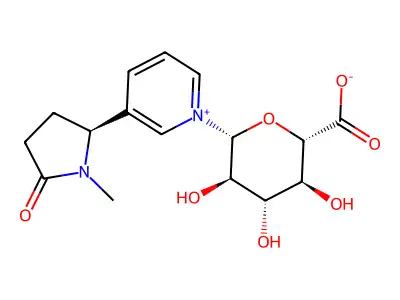 Cotinine N-glucuronide structure