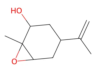 7-Oxabicyclo[4.1.0]heptan-2-ol, 1-methyl-4-(1-methylethenyl)- structure