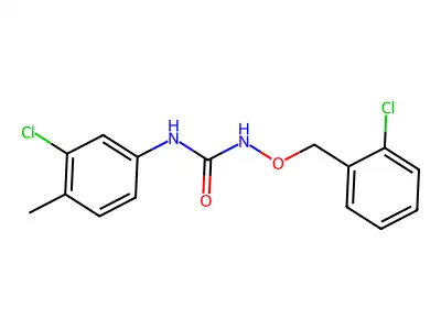 1-(2-Chlorobenzyloxy)-3-(3-chloro-4-methylphenyl)urea structure