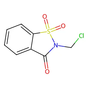 2-(Chloromethyl)-2,3-dihydro-1lambda6,2-benzothiazole-1,1,3-trione structure