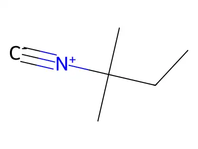 Butane, 2-isocyano-2-methyl- structure