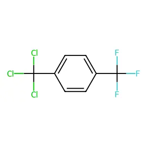 1-(Trichloromethyl)-4-(trifluoromethyl)benzene structure