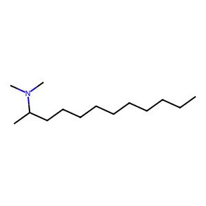 2-二甲氨基十二烷 structure