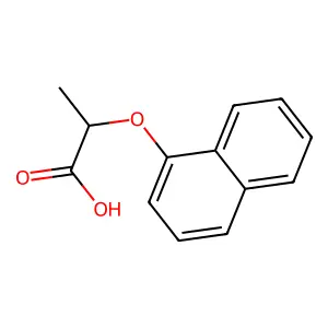 2-(1-萘氧基)丙酸 structure
